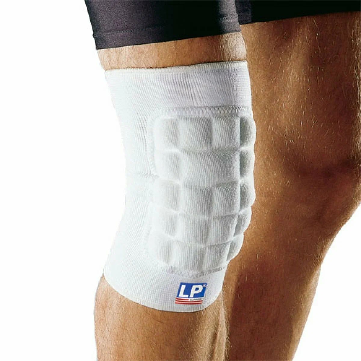 фото Защита колена игровая lp 610 sr (белый) lp support