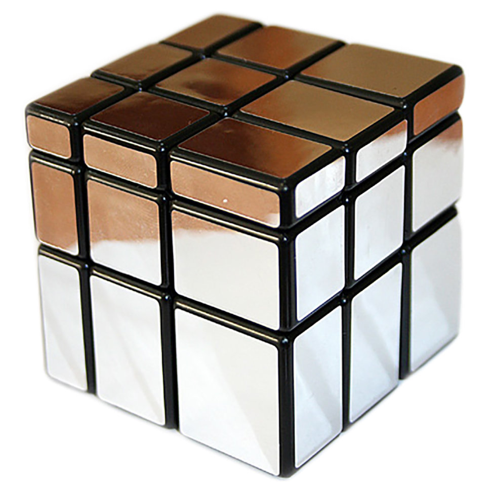 Головоломка Зеркальный кубик серебряного цвета головоломка playlab зеркальный кубик фишер серебро