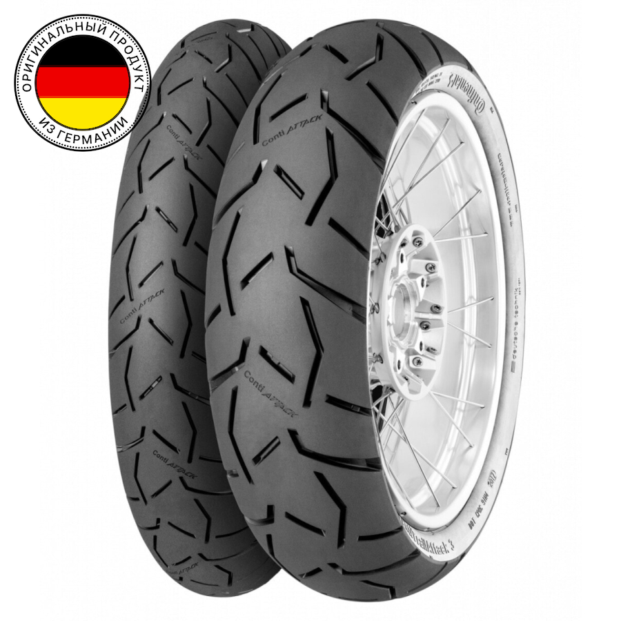 

Мотошины летние Continental ContiTrailAttack 3 170/60 R17 72V, ContiTrailAttack 3