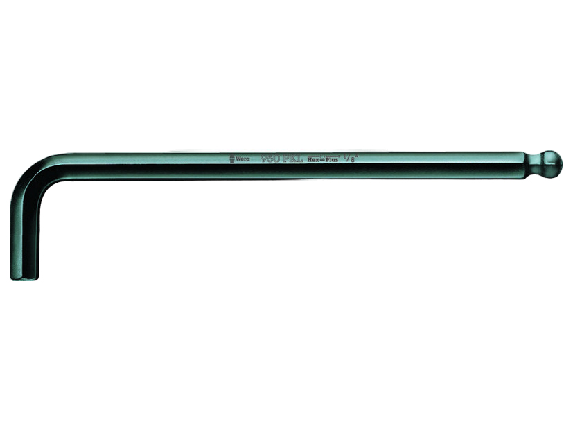 

950 PKL Г-образный ключ, BlackLaser, с шаром, 1/4 x 190 мм