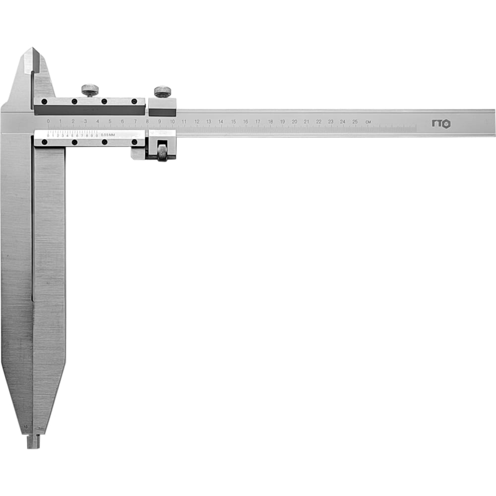 фото Гто штангенциркуль шц-ii-250 0,05 губки 250 мм гост 166-89 vcii25005010250