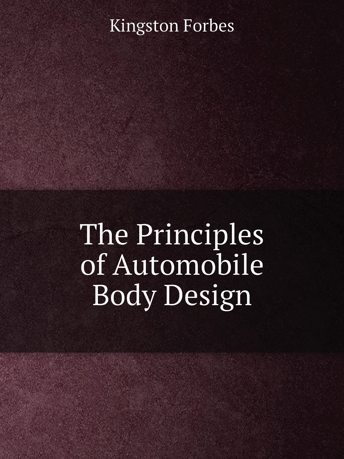 

The Principles of Automobile Body Design