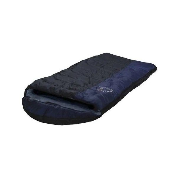 Спальный мешок Indiana Camper Plus синий/черный, правый