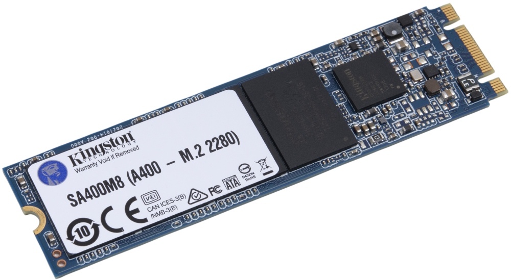 SSD накопитель Kingston A400 M.2 2280 480 ГБ (SA400M8/480G)