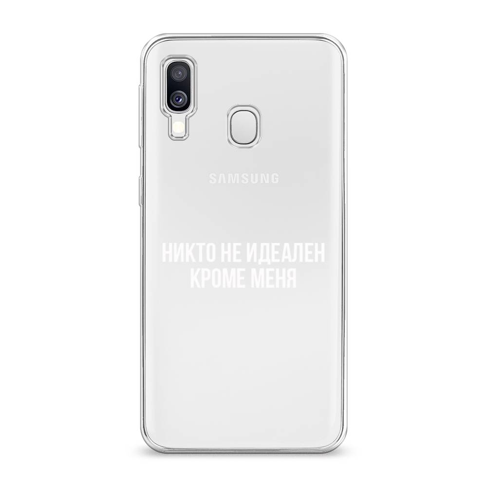 

Чехол Awog на Samsung Galaxy A40 "Никто не идеален кроме меня", Разноцветный, 28050-6