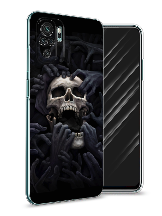 

Чехол Awog на Xiaomi Redmi Note 10/Note 10S/M5s "Череп 29", Разноцветный, 39950-9