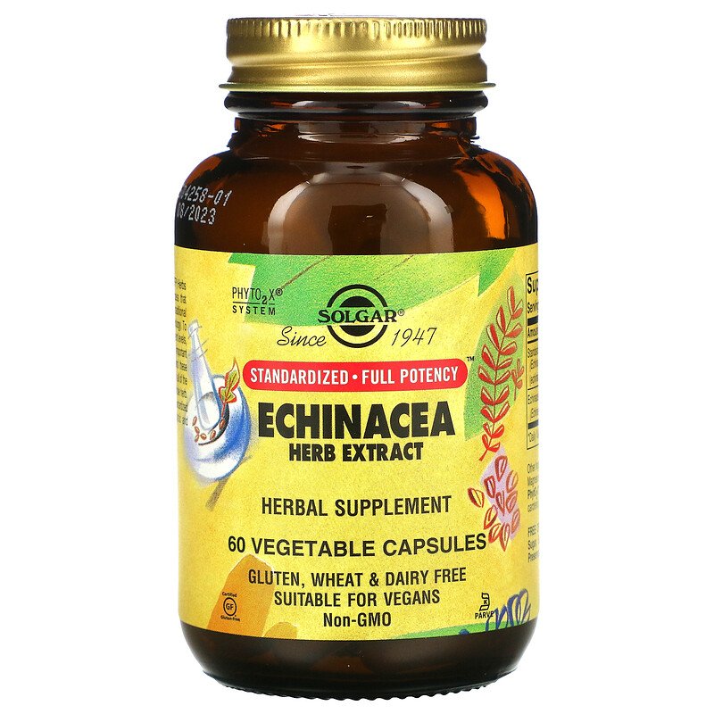 

Solgar Echinacea Herb Extract 60 вег. капсул