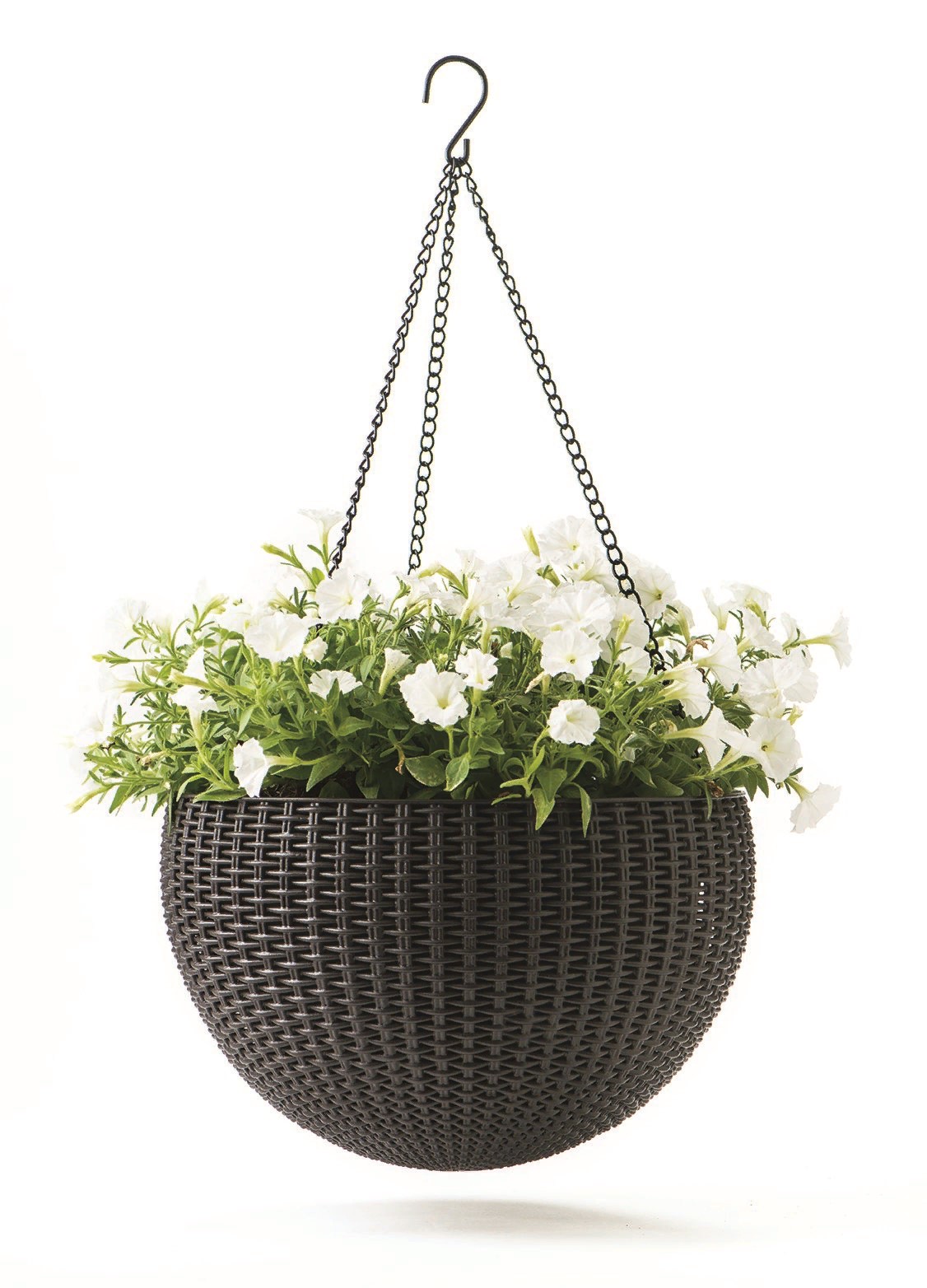 фото Подвесное кашпо keter под ротанг rattan hanging