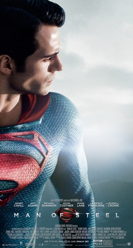 

Постер к фильму "Человек из стали" (Man of Steel) Оригинальный 55,9x101,6 см
