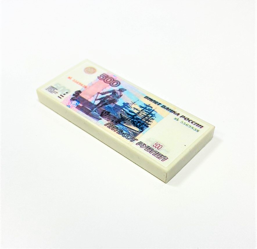 

Ластик купюра 500 рублей Lastik-500 3х1х7 см.
