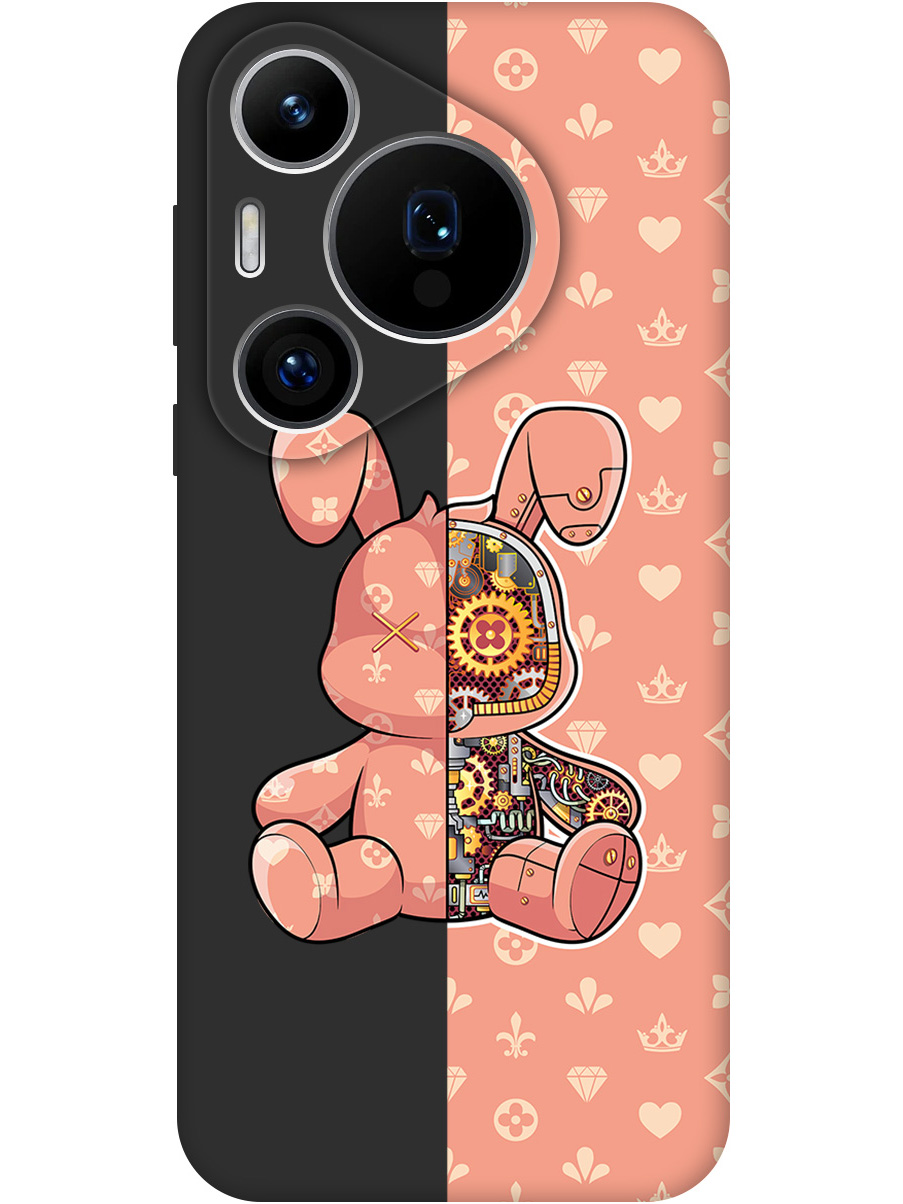 

Силиконовый чехол на Huawei Pura 70 Pro / 70 Pro+ с принтом матовый черный 803038, Черный;бежевый;оранжевый, 782625271