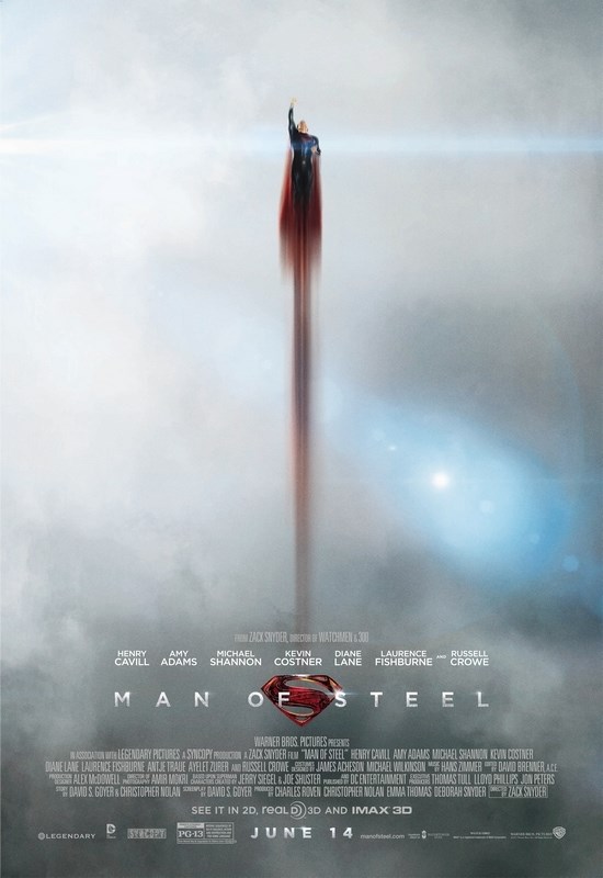 

Постер к фильму "Человек из стали" (Man of Steel) Оригинальный 69,9x101,6 см