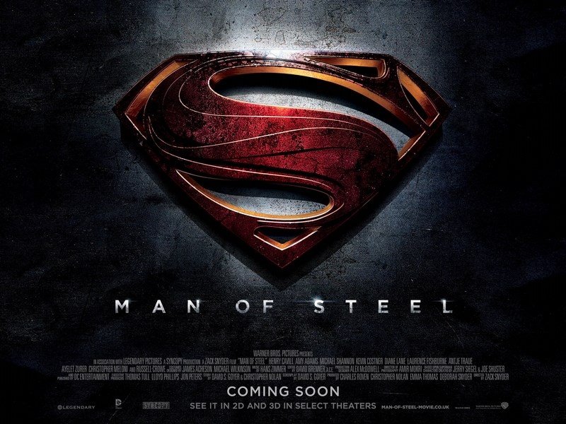 

Постер к фильму "Человек из стали" (Man of Steel) 50x70 см