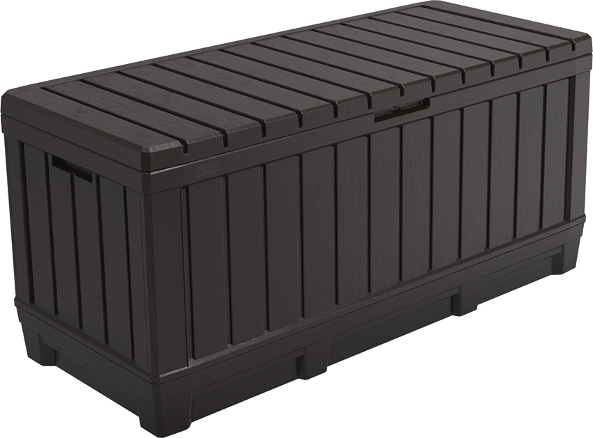

Сундук Keter Кенвуд Kentwood Storage Box 128х53,6х59 см, Сундук Кенвуд (KENTWOOD STORAGE BOX) 350л