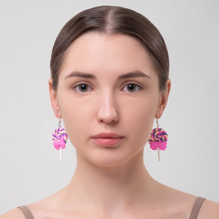 

Серьгииз бижутерного сплава Queen Fair Сладости, глина, Сладости