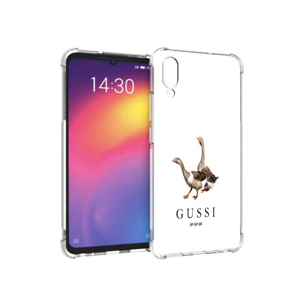 

Чехол MyPads Tocco для Meizu Note 9 Гусси бренд (PT134513.88.56), Прозрачный, Tocco
