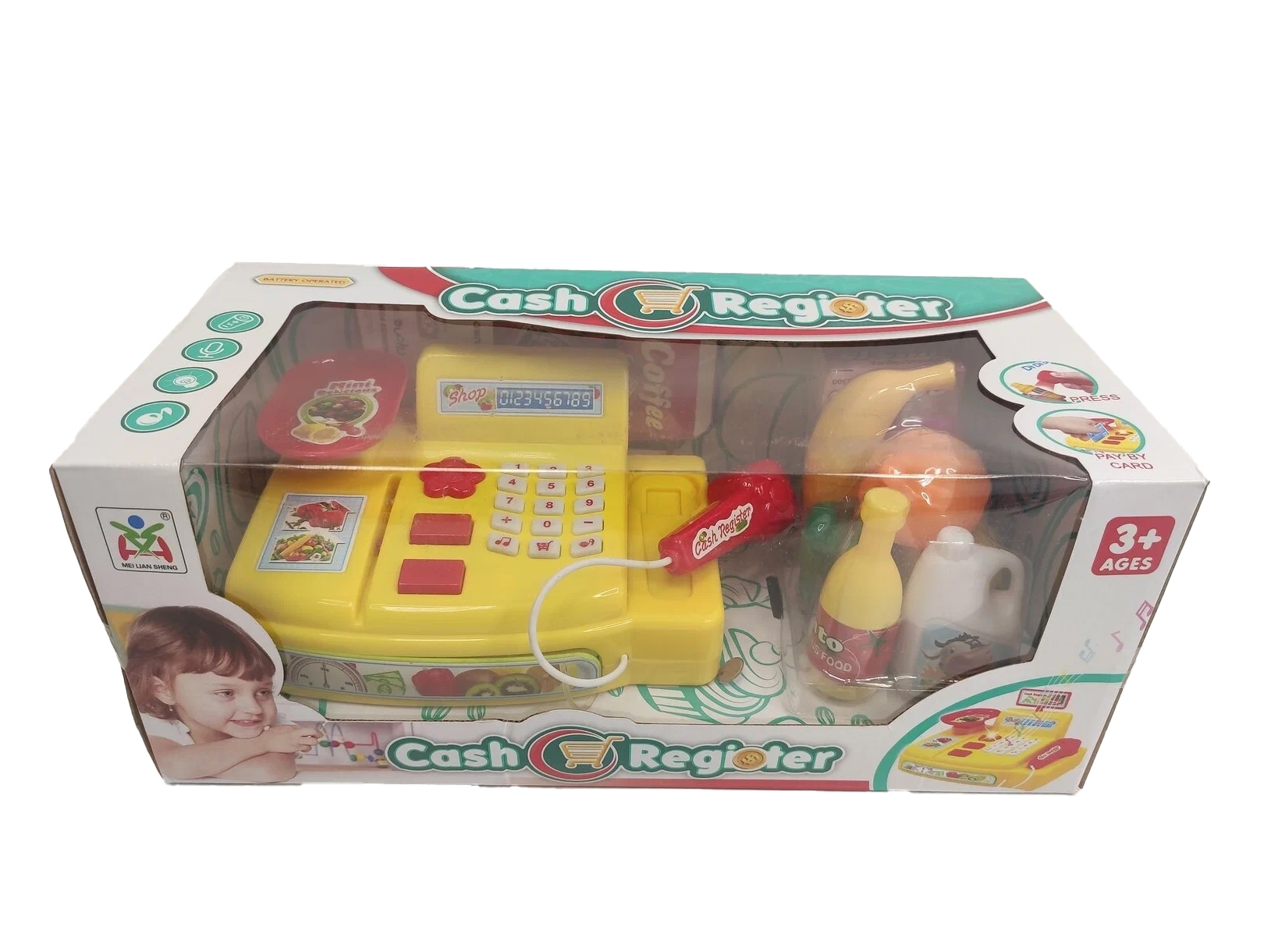 

Игровой набор супермаркет, касса детская со сканером, RA07306680580