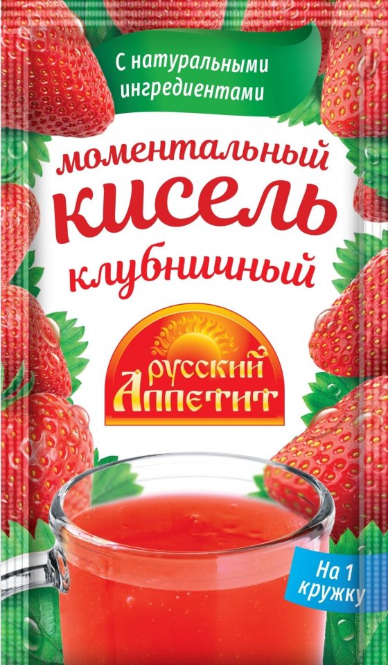 

Кисель "Клубничный вкус" 90гр