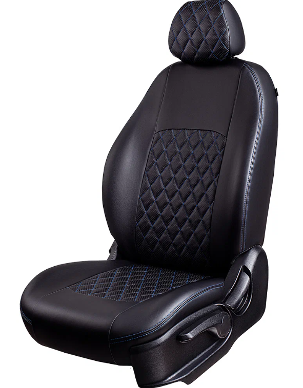 Авточехлы Lordautofashion Турин ромб Chevrolet Niva 2016-Niva Travel 2020- синяя нить 10300₽