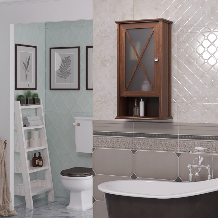 

Шкаф Opadiris Палермо светлый орех левый, Коричневый, Палермо