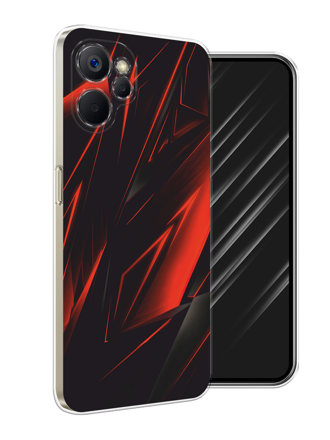 

Чехол Awog на Realme 9i 5G/10T 5G "Игровой фон", Бордовый;красный;черный, 2514050-1