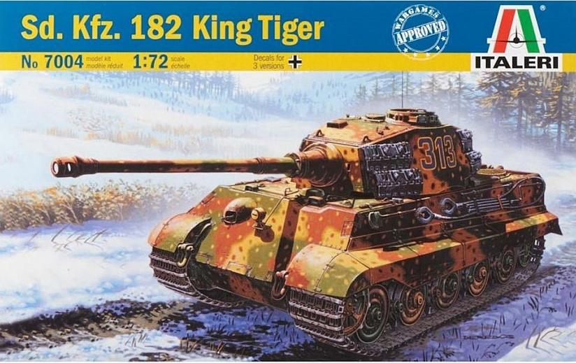 

Сборная модель Немецкий танк Королевский тигр 1 72 7004-Ital
