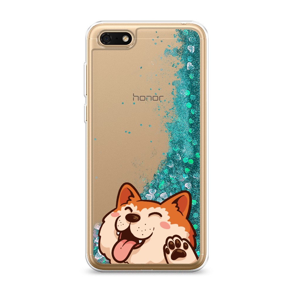 

Чехол Awog на Honor 7A/Y5 Prime 2018/Y5 2018 "Акита-ину машет", Разноцветный, 66395-1