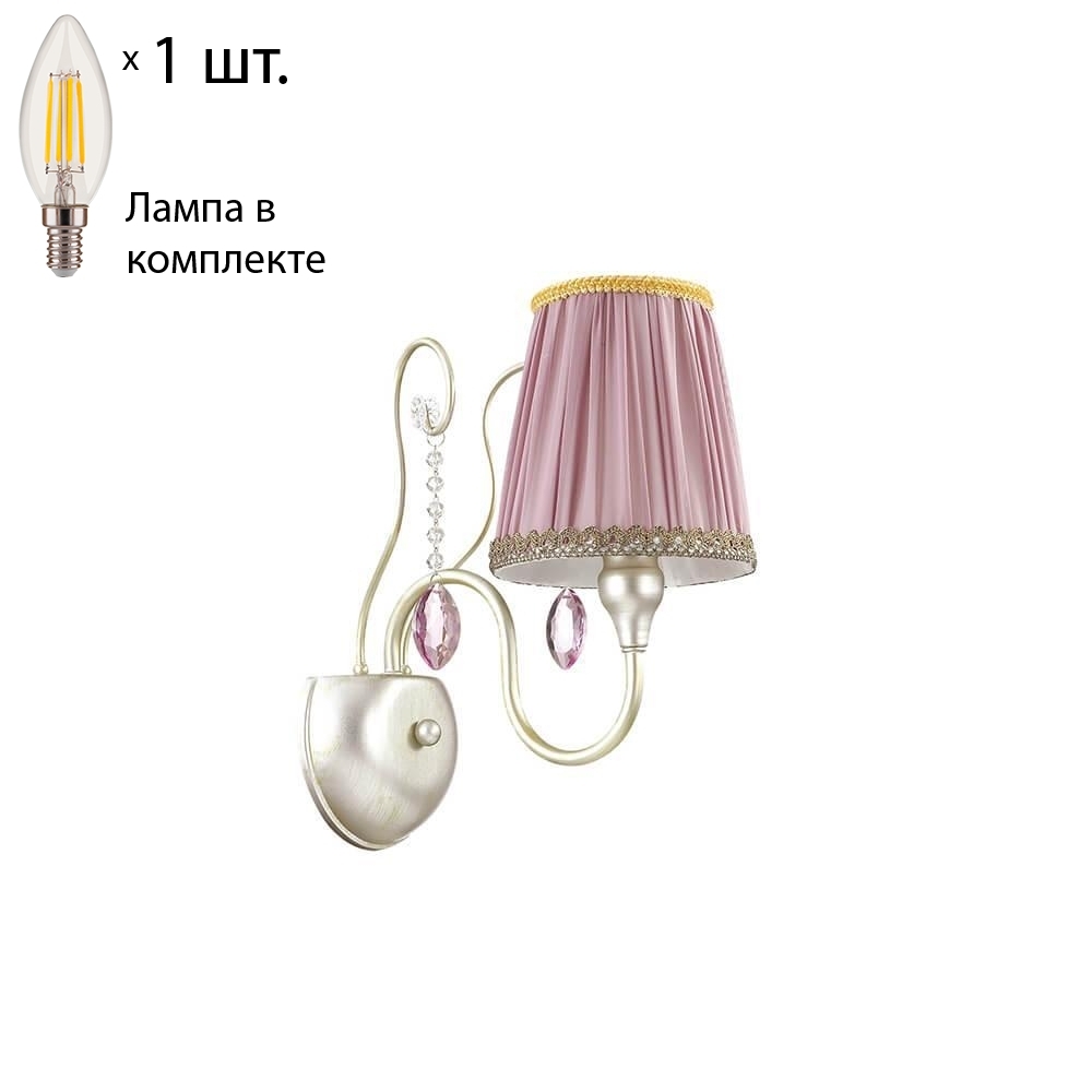 

Бра с лампочкой Odeon Light Gaellori 3393/1W+Lamps E14 Свеча