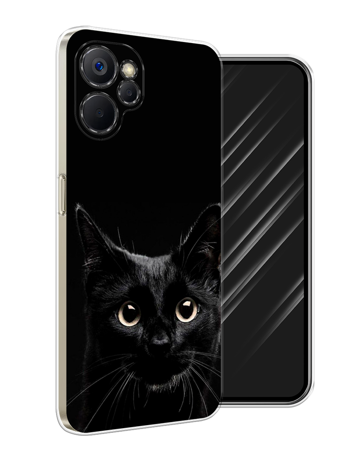 

Чехол Awog на Realme 9i 5G/10T 5G "Добрый кот", Черный, 2514050-1