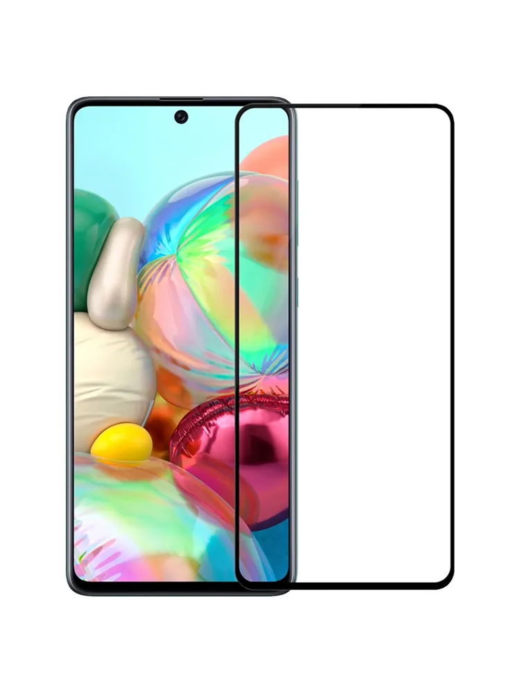 

Защитное стекло для Samsung A515F Galaxy A51 полное покрытие, черный (в упаковке)