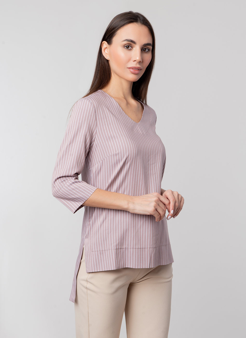 

Блуза женская Каляев 59967 бежевая 42 RU, 59967