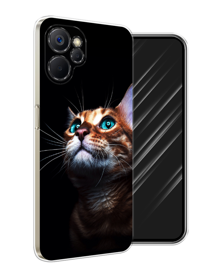 

Чехол Awog на Realme 9i 5G/10T 5G "Мечтательный кот", Коричневый, 2514050-1