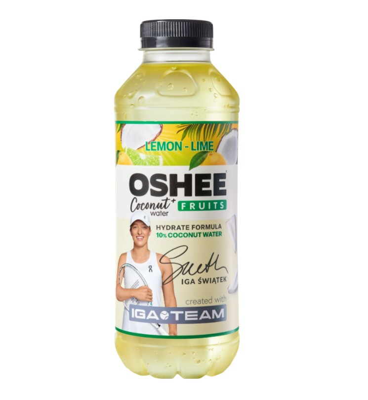 Вода витаминизированная Oshee Coconut Vitamin Water Лимон Лайм, 0,5 л х 6 шт