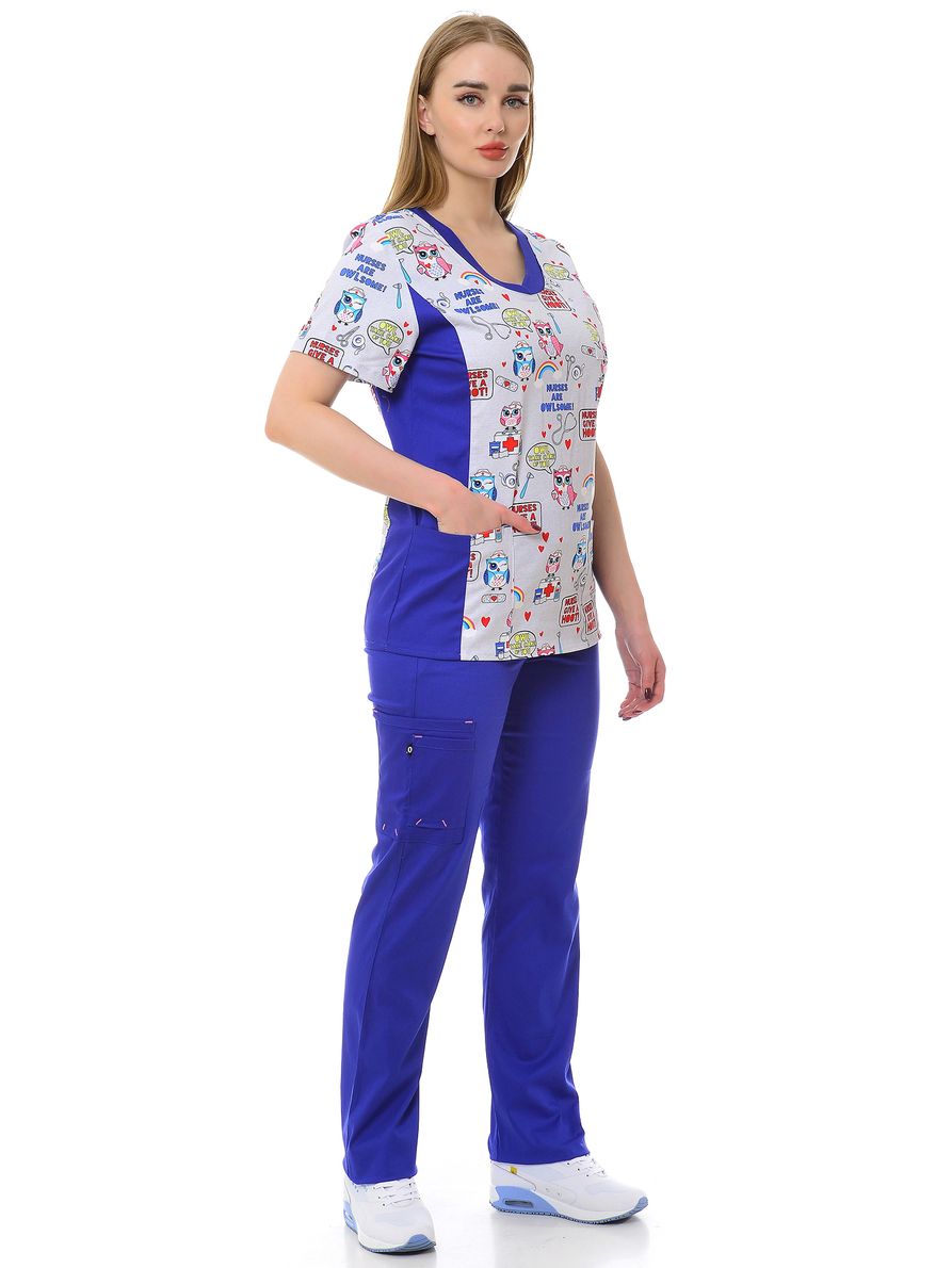 фото Костюм медицинский женский medicalwear магнолия 102 разноцветный 48 ru