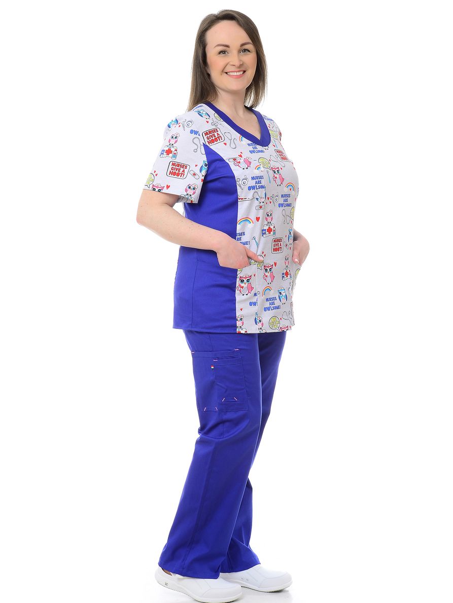 фото Костюм медицинский женский medicalwear магнолия 102 разноцветный 54 ru