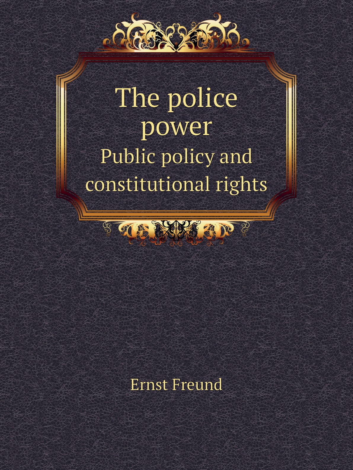 

The police power