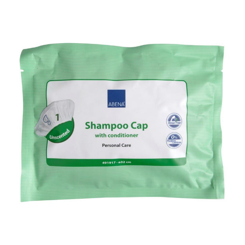 Купить Шапочка Abena Shampoo cap с шампунем-кондиционером для мытья волос без использования воды