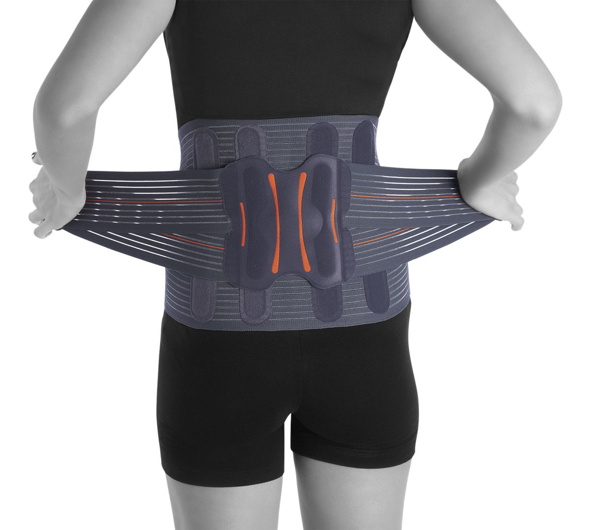 

Корсет пояснично-крестцовый LTG-305 полужесткий с дополнительным поясом, Orliman, размер 5, Серый