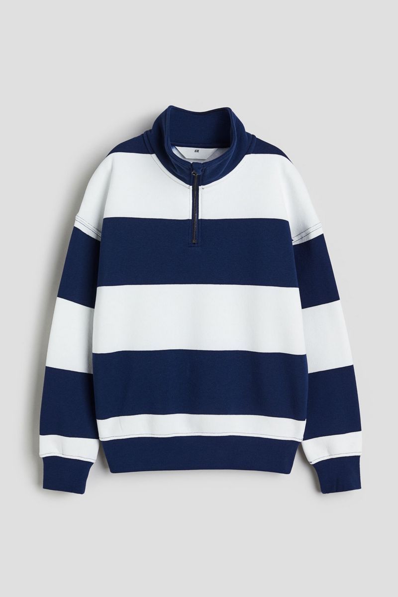 

Толстовка детская H&M 1224916, Темно-синий, белый, 146, 1224916