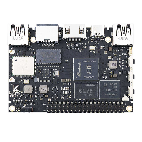 

Одноплатный компьютер Khadas VIM3 Basic черный (KVIM3-B-002), VIM3 Basic