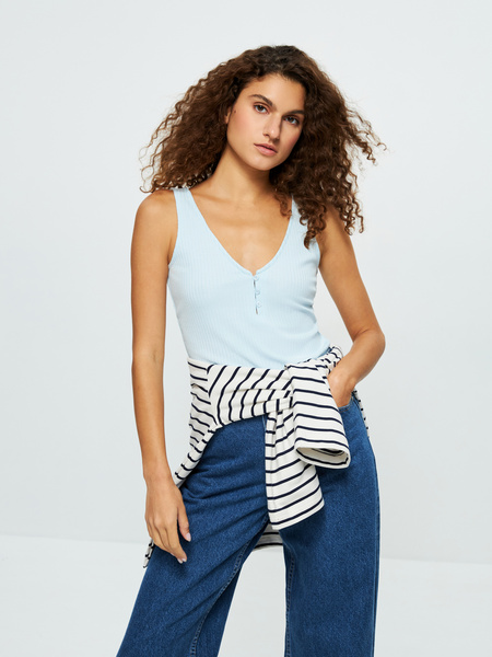 

Топ женский ZARINA 3226544444 голубой XL, 3226544444