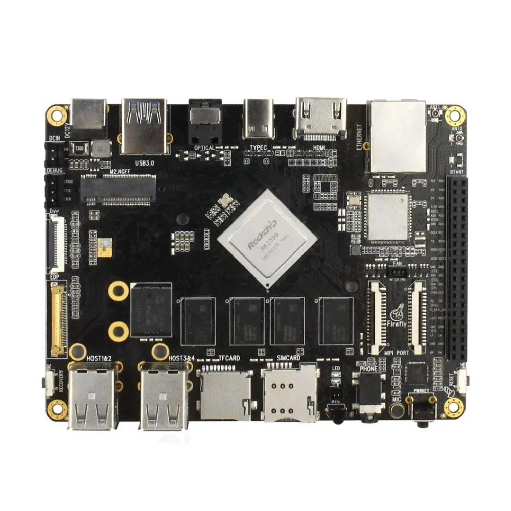 

Одноплатный компьютер FireFly Firefly-RK3399-4GB