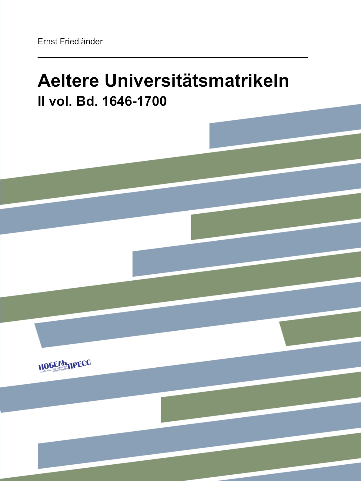 

Aeltere Universitatsmatrikeln