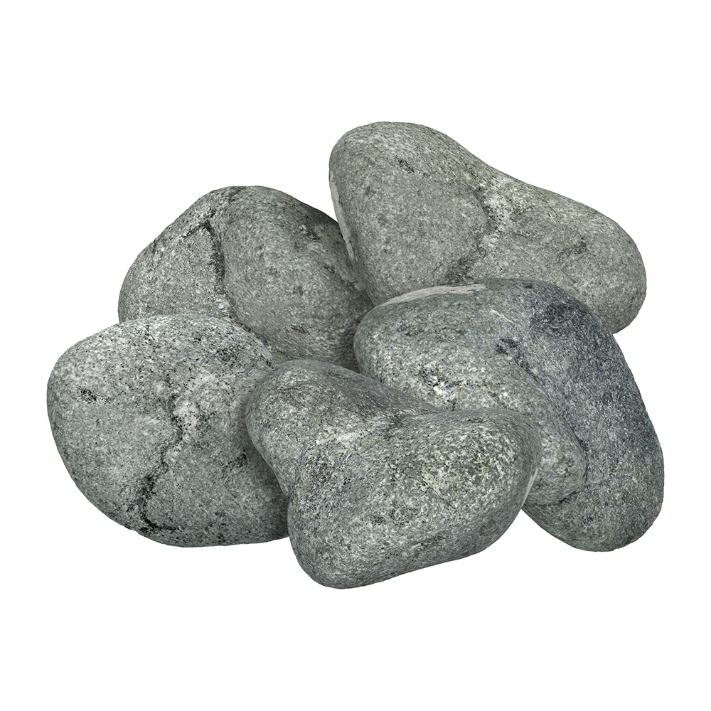 Камень Банные штучки Серпентинит обвалованный 10 кг. 33714