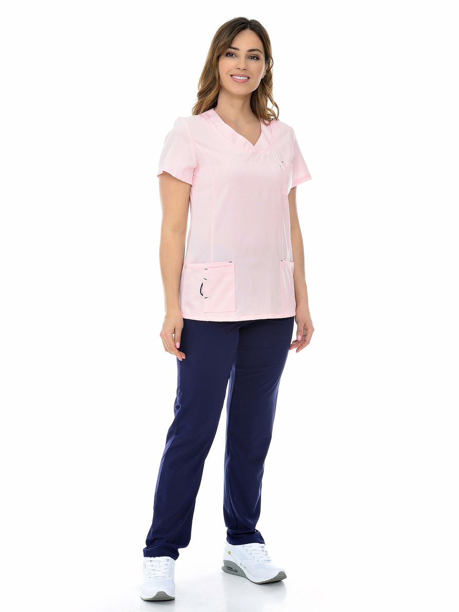 фото Костюм медицинский женский medicalwear магнолия-3 102 розовый 44 ru