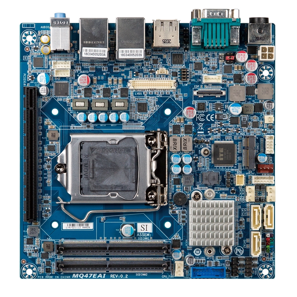 

Одноплатный компьютер GIGAIPC mITX-Q47EA
