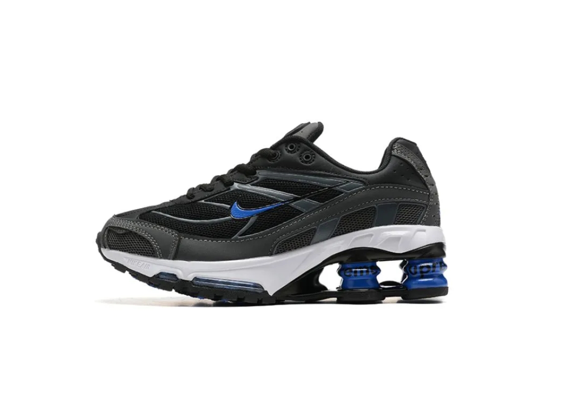 

Кроссовки мужские Nike Supreme x Shox черные 42 RU, Черный, Supreme x Shox