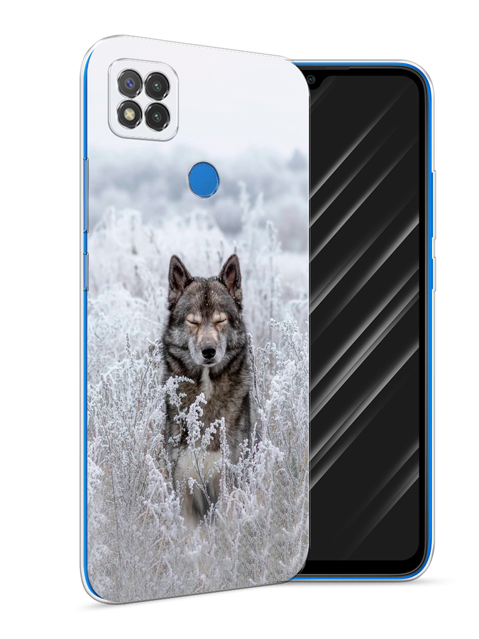 

Чехол Awog на Xiaomi Redmi 9C "Волк в поле", Разноцветный, 39050-1