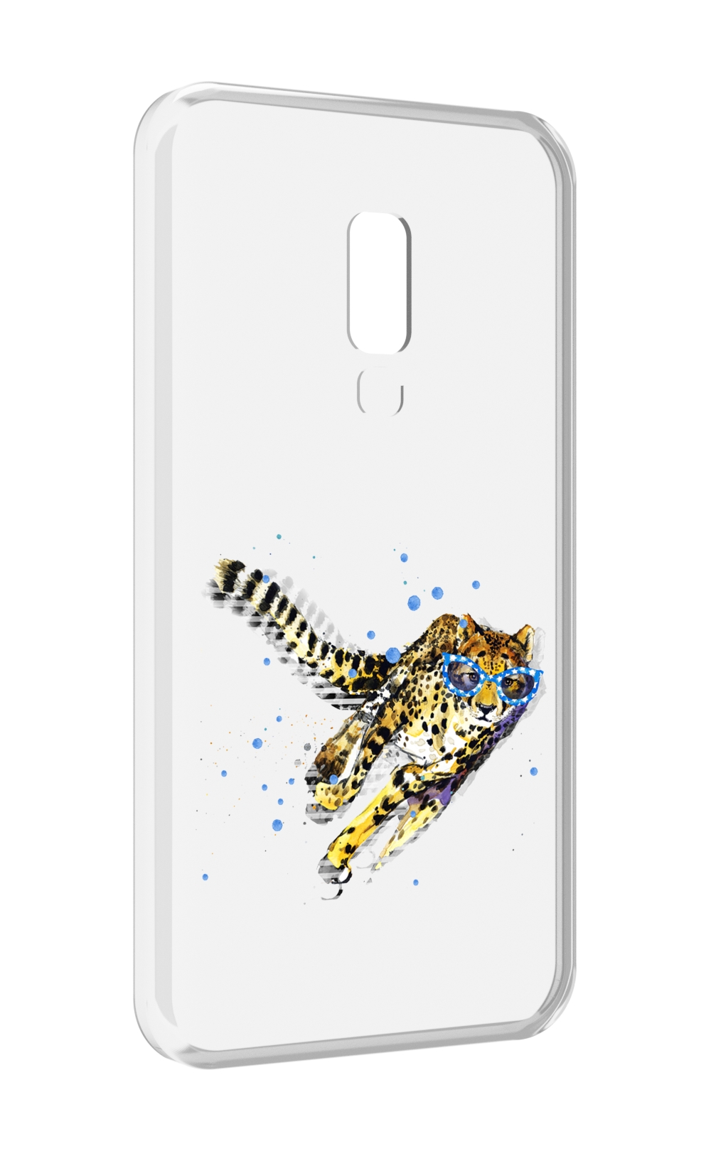 

Чехол MyPads гепард в очках для Meizu 15, Прозрачный, Tocco