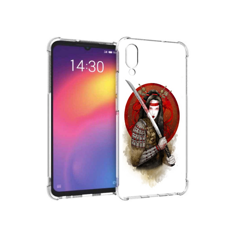

Чехол MyPads Tocco для Meizu Note 9 рисованная девушка с катаной (PT134513.88.580), Прозрачный, Tocco